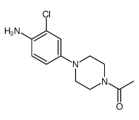 1-[4-(4-amino-3-chlorophenyl)piperazin-1-yl]ethanone_101970-41-6