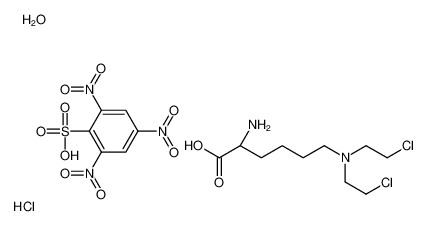 (2S)-2-amino-6-[bis(2-chloroethyl)amino]hexanoic acid,2,4,6-trinitrobenzenesulfonic acid,hydrate,hydrochloride CAS:102586-05-0 manufacturer & supplier