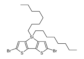 2,6-Dibromo-4,4-dioctyl-4H-silolo[3,2-b:4,5-b']dithiophene CAS:1160106-14-8 manufacturer & supplier