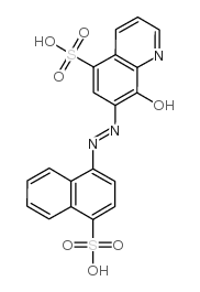 8-Hydroxy-7-((4-sulfo-1-naphthyl)azo)quinoline-5-sulfonic acid CAS:117-87-3 manufacturer & supplier