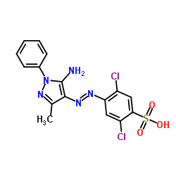 2,5-dichloro-4-[(2Z)-2-(5-imino-3-methyl-1-phenylpyrazol-4-ylidene)hydrazinyl]benzenesulfonic acid CAS:12239-15-5 manufacturer & supplier