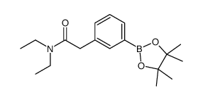 N,N-diethyl-2-[3-(4,4,5,5-tetramethyl-1,3,2-dioxaborolan-2-yl)phenyl]acetamide CAS:1256359-90-6 manufacturer & supplier