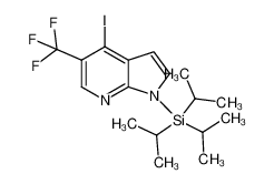 4-Iodo-5-(trifluoromethyl)-1-(triisopropylsilyl)-1H-pyrrolo[2,3-b]pyridine CAS:1261365-73-4 manufacturer & supplier