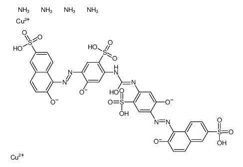 Ammonium copper(2+) 5,5'-{carbonylbis[imino(2-oxido-5-sulfonato-4 ,1-phenylene)(E)-2,1-diazenediyl]}bis(6-oxido-2-naphthalenesulfon ate) (4:2:1) CAS:13011-70-6 manufacturer & supplier