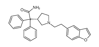 (S)-2-{1-[2-(benzofuran-5-yl)ethyl]-3-pyrrolidinyl}-2,2-diphenylacetamide CAS:133033-99-5 manufacturer & supplier