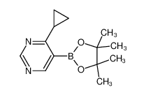 4-cyclopropyl-5-(4,4,5,5-tetramethyl-1,3,2-dioxaborolan-2-yl)pyrimidine CAS:1375303-49-3 manufacturer & supplier