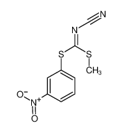 [methylsulfanyl-(3-nitrophenyl)sulfanylmethylidene]cyanamide CAS:152382-09-7 manufacturer & supplier