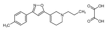 3-(4-methylphenyl)-5-(1-propyl-3,6-dihydro-2H-pyridin-5-yl)-1,2-oxazole,oxalic acid CAS:154130-99-1 manufacturer & supplier