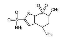 (4S,6S)-4-amino-6-methyl-7,7-dioxo-5,6-dihydro-4H-thieno[2,3-b]thiopyran-2-sulfonamide CAS:154154-90-2 manufacturer & supplier