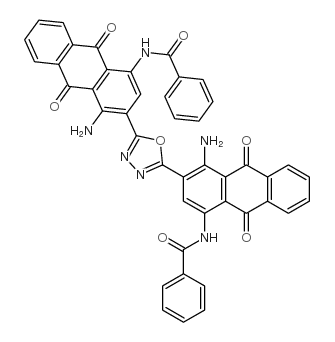 N-[4-amino-3-[5-(1-amino-4-benzamido-9,10-dioxoanthracen-2-yl)-1,3,4-oxadiazol-2-yl]-9,10-dioxoanthracen-1-yl]benzamide CAS:15935-52-1 manufacturer & supplier