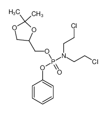 2-chloro-N-(2-chloroethyl)-N-[(2,2-dimethyl-1,3-dioxolan-4-yl)methoxy-phenoxyphosphoryl]ethanamine CAS:17773-93-2 manufacturer & supplier