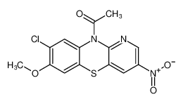 1-(8-chloro-7-methoxy-3-nitro-10H-benzo[b]pyrido[2,3-e][1,4]thiazin-10-yl)ethan-1-one CAS:191922-67-5 manufacturer & supplier