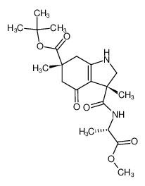 (3R,6R)-3-((S)-1-Methoxycarbonyl-ethylcarbamoyl)-3,6-dimethyl-4-oxo-2,3,4,5,6,7-hexahydro-1H-indole-6-carboxylic acid tert-butyl ester CAS:191924-91-1 manufacturer & supplier