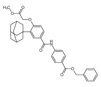 benzyl 4-(3-(adamantan-1-yl)-4-(2-methoxy-2-oxoethoxy)benzamido)benzoate CAS:191934-11-9 manufacturer & supplier