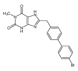 1H-Purine-2,6-dione,8-[(4'-bromo[1,1'-biphenyl]-4-yl)methyl]-3,7-dihydro-1-methyl- CAS:191936-53-5 manufacturer & supplier