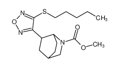 methyl 6-(4-(pentylthio)-1,2,5-oxadiazol-3-yl)-2-azabicyclo[2.2.2]octane-2-carboxylate CAS:191937-32-3 manufacturer & supplier