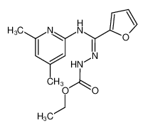 N'-[1-(4,6-Dimethyl-pyridin-2-ylamino)-1-furan-2-yl-meth-(Z)-ylidene]-hydrazinecarboxylic acid ethyl ester CAS:191938-42-8 manufacturer & supplier