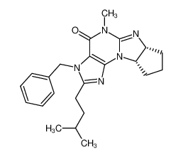 (6aR,9aS)-2-(3-methylbutyl)-5,6a,7,8,9,9a-hexahydro-5-methyl-3-(phenylmethyl)cyclopent[4,5]imidazo[2,1-b]purin-4(3H)-one CAS:191982-16-8 manufacturer & supplier