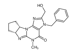 (6aR,9aS)-2-(hydroxymethyl)-5,6a,7,8,9,9a-hexahydro-5-methyl-3-(phenylmethyl)cyclopent[4,5]imidazo[2,1-b]purin-4(3H)-one CAS:191982-40-8 manufacturer & supplier