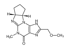 (6aR,9aS)-2-(methoxymethyl)-5-methyl-5,6a,7,8,9,9a-hexahydrocyclopenta[4,5]imidazo[2,1-b]purin-4(1H)-one CAS:191982-43-1 manufacturer & supplier