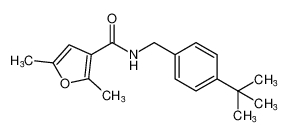 N-(4-(tert-butyl)benzyl)-2,5-dimethylfuran-3-carboxamide CAS:191996-43-7 manufacturer & supplier