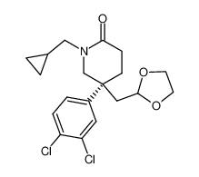 5(S)-1-Cyclopropylmethyl-5-(3,4-dichlorophenyl)-5-(1,3-dioxolan-2-ylmethyl)-2-piperidone CAS:191997-27-0 manufacturer & supplier