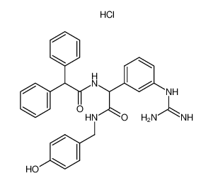 (R,S)-3-(Aminoiminomethylamino)-α-[(diphenylacetyl)amino]-N-[(4-hydroxyphenyl)methyl]-benzeneacetamide-hydrochloride CAS:192001-00-6 manufacturer & supplier