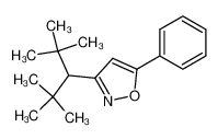 3-(1-tert-butyl-2,2-dimethyl-propyl)-5-phenyl-isoxazole CAS:19203-44-2 manufacturer & supplier