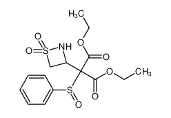 diethyl 2-(1,1-dioxido-1,2-thiazetidin-3-yl)-2-(phenylsulfinyl)malonate CAS:192059-90-8 manufacturer & supplier