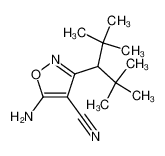 5-amino-3-(1-tert-butyl-2,2-dimethyl-propyl)-isoxazole-4-carbonitrile CAS:19206-27-0 manufacturer & supplier