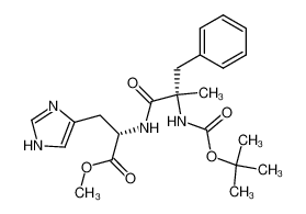 (S)-2-((S)-2-tert-Butoxycarbonylamino-2-methyl-3-phenyl-propionylamino)-3-(1H-imidazol-4-yl)-propionic acid methyl ester CAS:192064-93-0 manufacturer & supplier