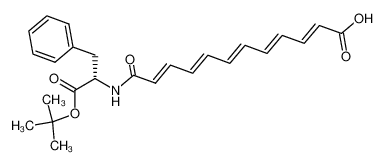 (2E,4E,6E,8E,10E)-11-((S)-1-tert-Butoxycarbonyl-2-phenyl-ethylcarbamoyl)-undeca-2,4,6,8,10-pentaenoic acid CAS:192068-72-7 manufacturer & supplier