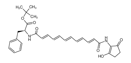 (S)-2-[(2E,4E,6E,8E,10E)-11-(2-Hydroxy-5-oxo-cyclopent-1-enylcarbamoyl)-undeca-2,4,6,8,10-pentaenoylamino]-3-phenyl-propionic acid tert-butyl ester CAS:192068-79-4 manufacturer & supplier