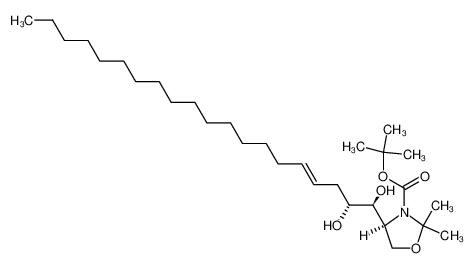 (S)-4-((Z)-(1S,2R)-1,2-Dihydroxy-icos-4-enyl)-2,2-dimethyl-oxazolidine-3-carboxylic acid tert-butyl ester CAS:192119-91-8 manufacturer & supplier