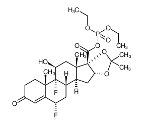 6α,9α-difluoro-11β-hydroxy-16α,17α-isopropylidenedioxy-oxoandrosta-4-ene-17β-carboxylic acid diethyl phosphoric anhydride CAS:192121-54-3 manufacturer & supplier