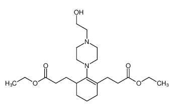 diethyl 3,3'-(2-(4-(2-hydroxyethyl)piperazin-1-yl)cyclohex-1-ene-1,3-diyl)dipropionate CAS:192123-14-1 manufacturer & supplier