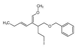 {(E)-2-(2-Iodo-ethyl)-3-[1-methoxy-meth-(Z)-ylidene]-hept-4-enyloxymethyl}-benzene CAS:192126-29-7 manufacturer & supplier