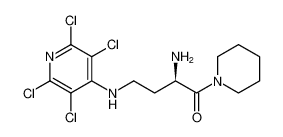 (R)-2-amino-4-((perchloropyridin-4-yl)amino)-1-(piperidin-1-yl)butan-1-one CAS:192130-12-4 manufacturer & supplier