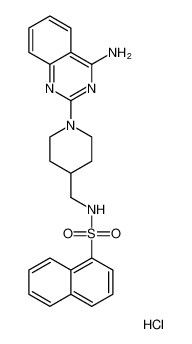 N-((1-(4-aminoquinazolin-2-yl)piperidin-4-yl)methyl)naphthalene-1-sulfonamide hydrochloride CAS:192130-17-9 manufacturer & supplier