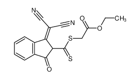 ethyl 2-((1-(dicyanomethylene)-3-oxo-2,3-dihydro-1H-indene-2-carbonothioyl)thio)acetate CAS:192131-40-1 manufacturer & supplier