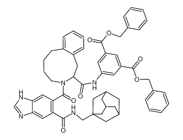 5-[[[[3,5-bis(benzyloxycarbonyl)phenyl]amino]carbonyl]-[2-(2,3,4,5,6,7-hexahydro-1H-3-benzazonino)carbonyl]]-6-[[(1-adamantanemethyl)amino]carbonyl]benzimidasole CAS:192134-00-2 manufacturer & supplier