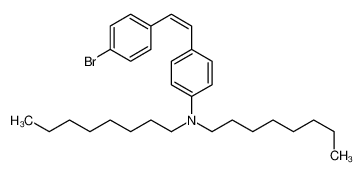 4-[2-(4-bromophenyl)ethenyl]-N,N-dioctylaniline CAS:192137-56-7 manufacturer & supplier