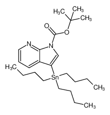 tert-butyl 3-(tributylstannyl)-1H-pyrrolo[2,3-b]pyridine-1-carboxylate CAS:192189-25-6 manufacturer & supplier