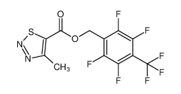 2,3,5,6-tetrafluoro-4-(trifluoromethyl)benzyl 4-methyl-1,2,3-thiadiazole-5-carboxylate CAS:192200-97-8 manufacturer & supplier