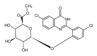 (2S,3S,4S,5R,6S)-6-[4-Chloro-2-(6-chloro-4-oxo-3,4-dihydro-quinazolin-2-yl)-phenoxy]-3,4,5-trihydroxy-tetrahydro-pyran-2-carboxylic acid methyl ester CAS:192203-23-9 manufacturer & supplier