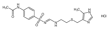 (E)-N-(4-(N-(((2-(((5-methyl-1H-imidazol-4-yl)methyl)thio)ethyl)amino)methylene)sulfamoyl)phenyl)acetamide hydrochloride CAS:192204-53-8 manufacturer & supplier