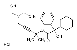 [5-(diethylamino)-2-methylpent-3-yn-2-yl] (2R)-2-cyclohexyl-2-hydroxy-2-phenylacetate,hydrochloride CAS:192204-97-0 manufacturer & supplier