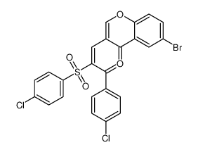 (E)-6-bromo-3-(3-(4-chlorophenyl)-2-((4-chlorophenyl)sulfonyl)-3-oxoprop-1-en-1-yl)-4H-chromen-4-one CAS:192208-98-3 manufacturer & supplier