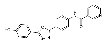 N-(4-(5-(4-hydroxyphenyl)-1,3,4-oxadiazol-2-yl)phenyl)nicotinamide CAS:192209-89-5 manufacturer & supplier