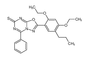 2-(2,4-diethoxy-5-propylphenyl)-5-phenyl-7H-[1,3,4]oxadiazolo[3,2-a][1,3,5]triazine-7-thione CAS:192213-27-7 manufacturer & supplier